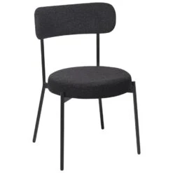 ALLISON - Eetkamerstoel Set Van 2 - Zwart - Bouclé 15 ALLISON - Eetkamerstoel Set Van 2 - Zwart - Bouclé -Leen Bakker Winkel 3e613f43be51437dbf1c5a922edac967