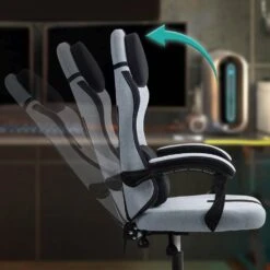 CLP Bureaustoel Miltona Zwart Frame - Stof - Grijs/zwart 12 CLP Bureaustoel Miltona Zwart Frame - Stof - Grijs/zwart -Leen Bakker Winkel 3e6c3936fd014c439b2fcebf9cd62f49