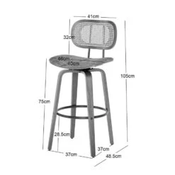 Set Van 2 Barkrukken Hout Rotan 16 Set Van 2 Barkrukken Hout Rotan -Leen Bakker Winkel 401ad3d2680e4502a4e4e464f937dc49
