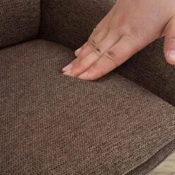 CLP Set Van 2 Eetkamerstoel Pickett Mat Zwart Frame - Stof - Bruin -Leen Bakker Winkel 41181f19034c4b13b7fa18b6215acbe5