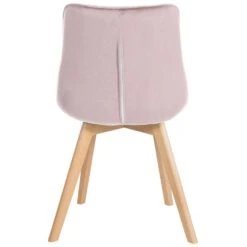CLP Eetkamerstoel Brook Natura Frame - Fluweel - Roze -Leen Bakker Winkel 42429cd47bf74d2ba74ab2a3b142ef34