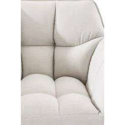 CLP Barkruk Damaso Zwart Frame - Stof - Wit -Leen Bakker Winkel 44e5076527e64e0ebf4b033faf7ce677