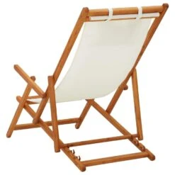 VidaXL Strandstoel Inklapbaar Massief Eucalyptushout En Stof Crème 8 VidaXL Strandstoel Inklapbaar Massief Eucalyptushout En Stof Crème -Leen Bakker Winkel 453ab6aafaca4c6eb483059a8035bd39