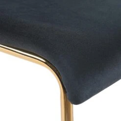 CLP Barkruk Hoover Goud Frame - Fluweel - Zwart -Leen Bakker Winkel 45b349cb4d1140679435d1b59a7592c5