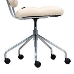 CANDOR - Bureaustoel - Off-white - Kunstleer -Leen Bakker Winkel 46408000bc7d461fb301faf8046abbe9