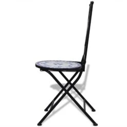 VidaXL Bistrostoelen Inklapbaar 2 St Keramiek Blauw En Wit 8 VidaXL Bistrostoelen Inklapbaar 2 St Keramiek Blauw En Wit -Leen Bakker Winkel 4734972a50894895b428ae12d75c6b5e