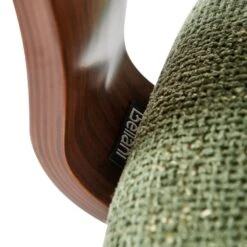 GUNNISON - Bureaustoel - Donkerhout/Groen - Chenille -Leen Bakker Winkel 4821c5532a2d4bc1913a7a264e069e46