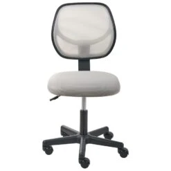 JOYFUL - Bureaustoel - Lichtgrijs - Mesh -Leen Bakker Winkel 48a048d264fc4d938804ae204c9daa40