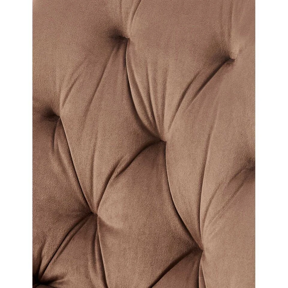 CLP Set Van 2 Eetkamerstoel Wallace Zwart Frame - Fluweel - Bruin 9 CLP Set Van 2 Eetkamerstoel Wallace Zwart Frame - Fluweel - Bruin - Afbeelding 7