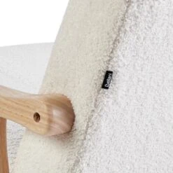 LEKNES - Schommelstoel - Gebroken Wit - Bouclé -Leen Bakker Winkel 4e2472e1eaf841309b95a01707a9cff7