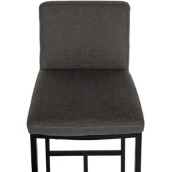 CLP Barkruk Freeport Zwart Frame - Stof - Donkergrijs -Leen Bakker Winkel 4ef9e926a3d74b8eb208cbe3003f8008