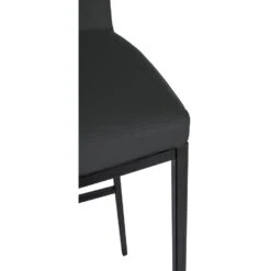 CLP Set Van 2 Barkruk Freeport Zwart Frame - Kunstleer - Donkergrijs -Leen Bakker Winkel 4f91dbecc6464af3a9f6c21edc6a74b5