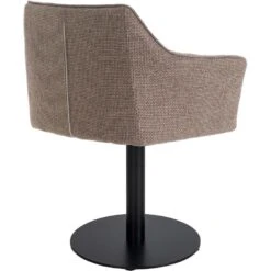 CLP Lounger Damaso Zwart Frame - Stof - Terrabruin -Leen Bakker Winkel 506797a5ced44df09d3d98355f761525