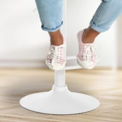 CLP Set Van 2 Barkruk Solon Wit Frame - Stof - Donkergrijs -Leen Bakker Winkel 5117d68612bc402e8748c5522f3d0300 1