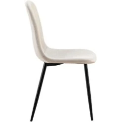 CLP Eetkamerstoel Baxter Zwart Frame - Metaal - Grijs -Leen Bakker Winkel 5171426fef554fd8b6adb8b064a9bbaf