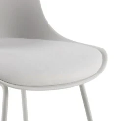 Barkruk Wit PU - Zithoogte 76cm - 43x49x94cm - Sithney - Set Van 2 -Leen Bakker Winkel 51806b6765c24e4d8a654456cfd1b0f8