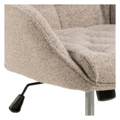 Bureaustoel Beige Stof - Zithoogte 57cm - Alleri -Leen Bakker Winkel 5195a8c4f8254f81b664c58f1feecae6