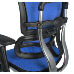 COMFORT Bureaustoel Ergohuman Classic (met Hoofdsteun) - Blauw -Leen Bakker Winkel 51b435f7603e44d18211966cd814ec12