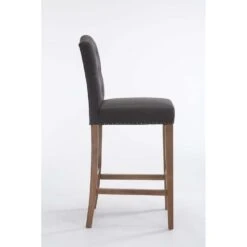 CLP Barkruk Louise Antiek Licht Frame - Stof - Donkergrijs -Leen Bakker Winkel 51e02e1ac4e24674b0c894acc004c372