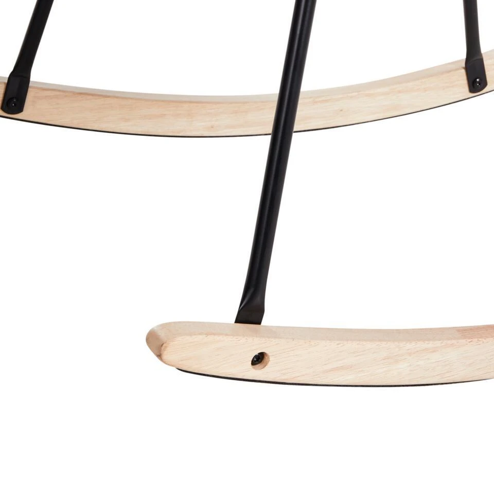 KVELIA - Schommelstoel - Wit - Polyester 12 KVELIA - Schommelstoel - Wit - Polyester - Afbeelding 10