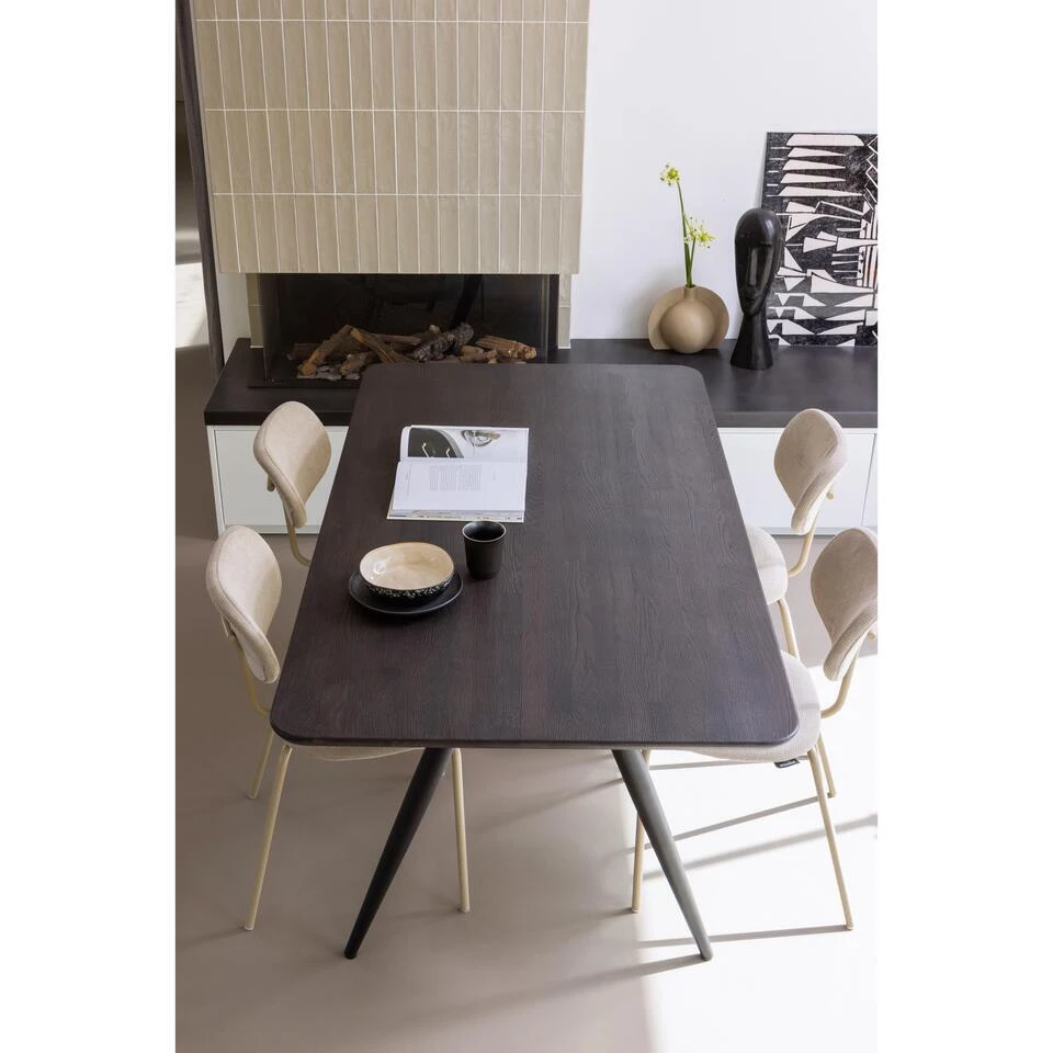 WOOOD LINK EETKAMERSTOEL ZAND - SET VAN 2 7 WOOOD LINK EETKAMERSTOEL ZAND - SET VAN 2 - Afbeelding 5