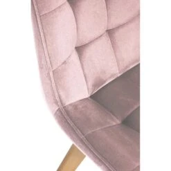 CLP Eetkamerstoel Brook Natura Frame - Fluweel - Roze -Leen Bakker Winkel 52f362a2439949fba26574ed72aec76f