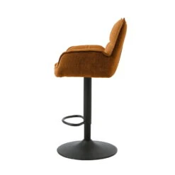 Barstoel Oranje Stof - Verstelbaar - Marilla - Set Van 2 -Leen Bakker Winkel 531fc23d60884e4a87473c2ea59ea9b6