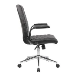 Bureaustoel Izola - Zwart -Leen Bakker Winkel 546f2ec0cc514fd5a5126083bb6a40af