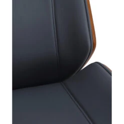 CLP Bureaustoel Varel Chroom Frame - Kunstleer - Walnoot/grijs -Leen Bakker Winkel 55c157363c714b17865798707dba156a