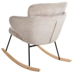 VIKEN - Schommelstoel - Taupe - Polyester -Leen Bakker Winkel 579f21bd63354ff997b70e83bdd50b6e