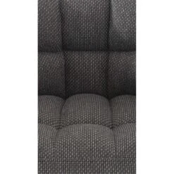 CLP Lounger Damaso Zwart Frame - Stof - Titanium Grijs -Leen Bakker Winkel 57faf42d1d8a49869deb803e4c870cdb