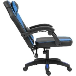 CLP Bureaustoel Orkney Zwart Frame - Kunststof - Zwart/blauw -Leen Bakker Winkel 581481db5fbe439282e9a099b08d6dec