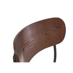 Set Van 2 Barkrukken Van Metaal En Essen Hout, Grijze Stoffen Bekleding -Leen Bakker Winkel 586bf0f694254df08f70d77f295869f1