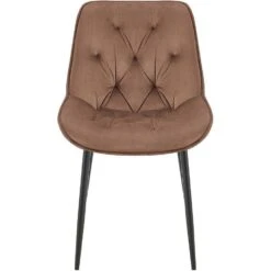 CLP Set Van 2 Eetkamerstoel Wallace Zwart Frame - Fluweel - Bruin 12 CLP Set Van 2 Eetkamerstoel Wallace Zwart Frame - Fluweel - Bruin -Leen Bakker Winkel 5912ddf72a064402a35b29e36598c9c1