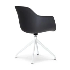 Nolon Nola-Liz Eetkamerstoel Zwart - Lichtgrijs - Draaibaar - Wit -Leen Bakker Winkel 59604b2bbd904ec98808d350b4a1c489