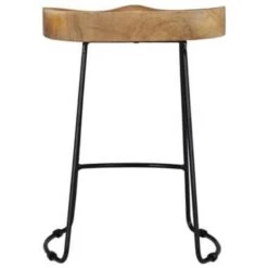 VidaXL - Barstoel - Bruin - Hout - 46 X 38 X 52 Cm - 2 Stuks -Leen Bakker Winkel 596eaebcac68493ba220c3682b2d79cc