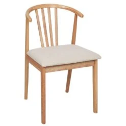 CRAIG - Eetkamerstoel Set Van 2 - Lichtbeige - Licht Hout 17 CRAIG - Eetkamerstoel Set Van 2 - Lichtbeige - Licht Hout -Leen Bakker Winkel 597f9f63c70b4ec3b6b134dd93f6b9f7