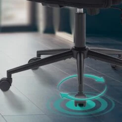 CLP Bureaustoel Kingman Zwart Frame - Stof - Zwart -Leen Bakker Winkel 598578a233d5422ab3f468b0a136eec4