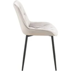 CLP Set Van 2 Eetkamerstoel Wallace Zwart Frame - Fluweel - Grijs -Leen Bakker Winkel 5ad3f16cddda49fbb435c43b9a1c13ea