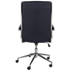 CLP Bureaustoel Cleveland Chroom Frame - Echt Leer - Zwart -Leen Bakker Winkel 5b67a58f80604de783e43bd6abe4b8f9