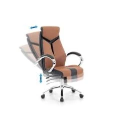 Beliani Bureaustoel FORMULA - Bruin Polyester 8 Beliani Bureaustoel FORMULA - Bruin Polyester -Leen Bakker Winkel 5dab5ae2d36240aba1ab13204d792b0a