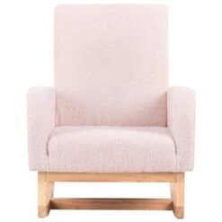 NORBY - Schommelstoel Voor Kinderen - Pastelroze - Bouclé -Leen Bakker Winkel 5e035a2ae5b547abbeef55e64c9b2391