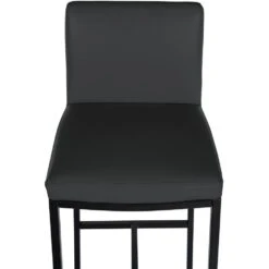 CLP Set Van 2 Barkruk Freeport Zwart Frame - Kunstleer - Donkergrijs -Leen Bakker Winkel 5edc3f75907140c38c743ac2c8329916