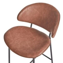 KIANA - Barkruk Set Van 2 - Bruin - Kunstleer -Leen Bakker Winkel 60b55efe45074f76bd7557de7b8fd05e