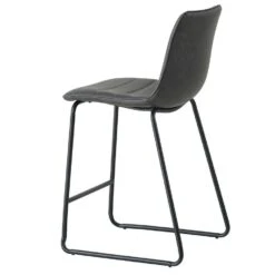 Industriële Barkruk Mark Antraciet - Zithoogte 65 Cm - Kunstleder - Grijs 21 Industriële Barkruk Mark Antraciet - Zithoogte 65 Cm - Kunstleder - Grijs -Leen Bakker Winkel 637537274f5b40cc98af816034cb8278