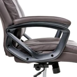 PROUD - Bureaustoel - Donkerbruin - Kunstleer -Leen Bakker Winkel 63f74ac8a8b24aa5bf4903fc928a405a