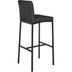 CLP Set Van 2 Barkruk Freeport Zwart Frame - Kunstleer - Donkergrijs -Leen Bakker Winkel 65642ec634f6428bb8eb919ddea6493f