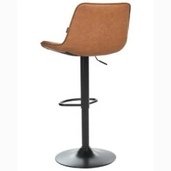 DUBROVNIK - Barkruk Set Van 2 - Bruin - Kunstleer -Leen Bakker Winkel 65fcbf146646447ea692701a9c376dda