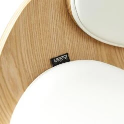 PALATKA - Bureaustoel - Lichthout/Zwart - Kunstleer -Leen Bakker Winkel 679103a4e58a41828ab84c058e2b89f3