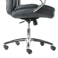 HONOR - Bureaustoel - Zwart - Kunstleer -Leen Bakker Winkel 682a1f4f978d4450b4ad3e0f1c260ff3